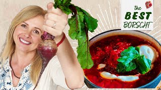 BORSCHT! Healthy plant based beet soup  »  must try vegan red borscht recipe