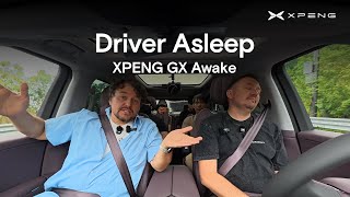 Driver Falls Asleep at the Wheel — Can XPENG GX Take Over?