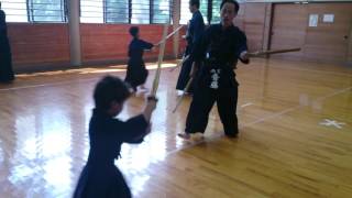 西桂剣友会 160702二宮剣合同稽古3