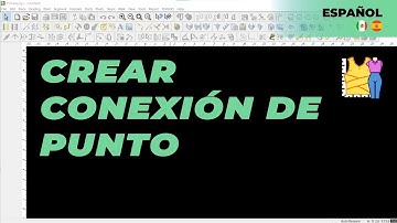 Español - Create Point Connection | TUKAdesign Video Help | CAD Pattern Making Software | Spanish