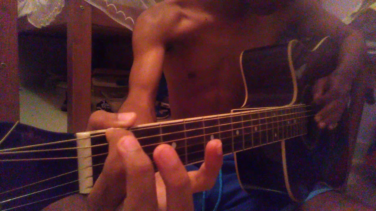 How To Play Kurt Cobain - Burn The Rain riff in the basic tuning ( Part ...