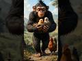 monkey and murgi story animals sorts video #ai #animals #bandar#murgi #youtubeshorts #viral #sorts