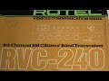 Rotel RVC240 CB27/81 UK FM CB radio - service alignment 22may26