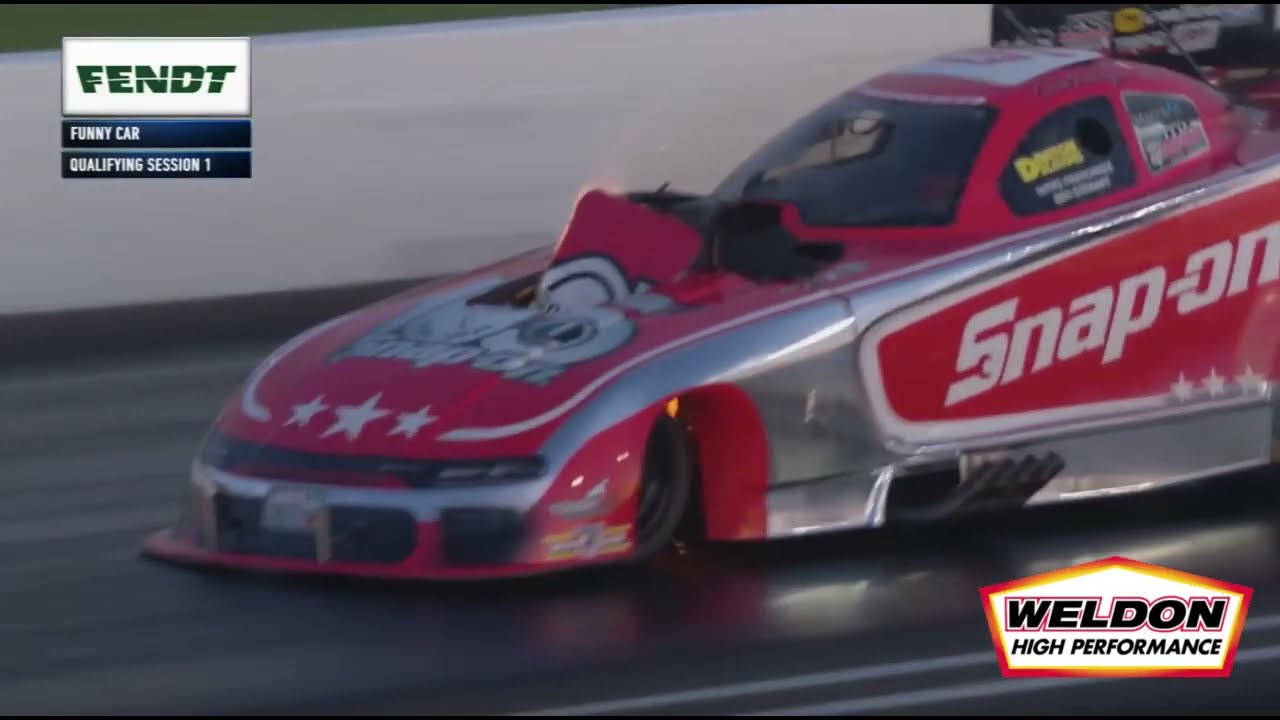 CRUZ PEDREGON'S FRIDAY EXPLOSION  AND FIRE AT THE NHRA 