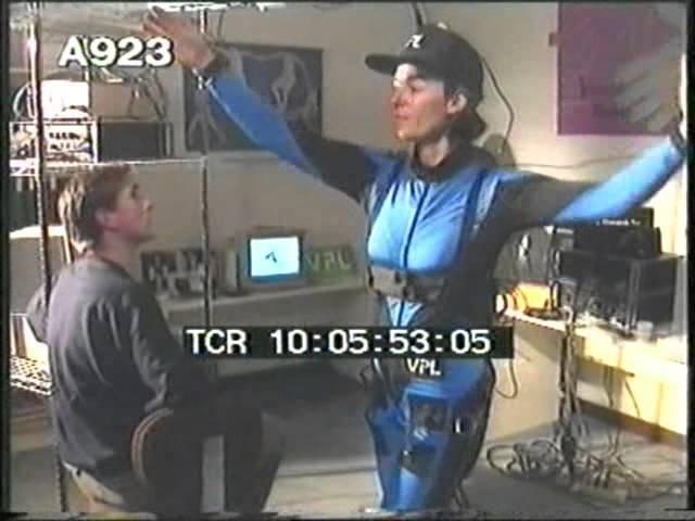 hæk Twisted klokke Virtual Reality from 1990, Jaron Lanier, Eye phones, - YouTube
