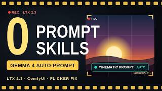 You'll Never Write an AI Video NSFW Prompt Again — LTX 2.3 + Gemma 4 Auto-Prompt (ComfyUI)