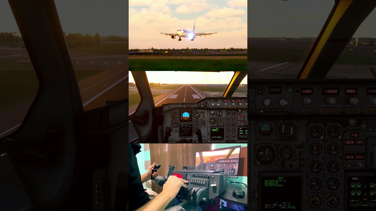 PAN AM A310 Early Morning Arrival into Amsterdam Airport