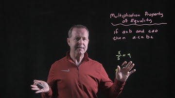 Solving an Equation Using the Multiplication Property
