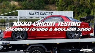 Nikko Circuit Testing With Sakamoto and Nakajima - Spoon S2000, GR86 and FD