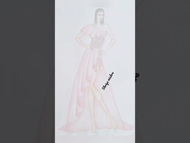fashion drawing dresses#short #share #viral