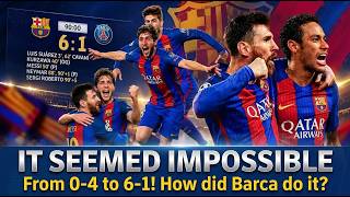 La Remontada From 4-0 Down to 6-1 |  | The  Champions League Comeback 2017