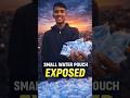SMALL WATER POUCH EXPOSED #challenge #shorts