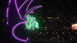 Wrestlemania 34 intro and pyro