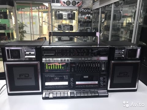 vintagemoscow  магнитола sharp wf 939