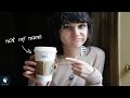 لماذا تقوم ستاربكس بكتابة إسمك بشكل خاطئ على أكواب القهوة؟؟!!  Starbucks#