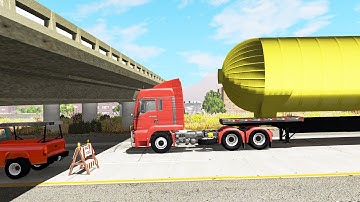 Low Clearance Accidents #3 - Beamng drive