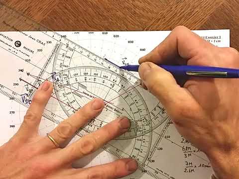 RADAR POINTAGE TD14 exo 1 manœuvre anti-collision, CPA entre autres navires, chasse de poste