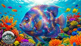 DREAM AQUARIUM 4K - Marine Life, Sea Animals and Coral Reef - Fish Tank Sounds for Deep Sleep screenshot 3