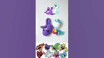 🍄What color do mixed Smiling Crtitters make?#shorts #colormixing #smilingcritters #catnap #crafty