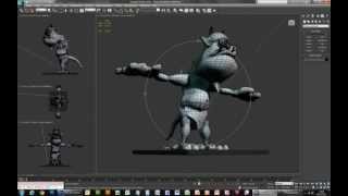 3dsmax, udk, character, personnage troll 3d