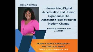 #ACMP Masterclass Series 2026