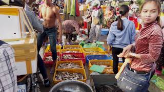 Early Morning Street Food Show In Phnom Penh - Cambodian Street Food