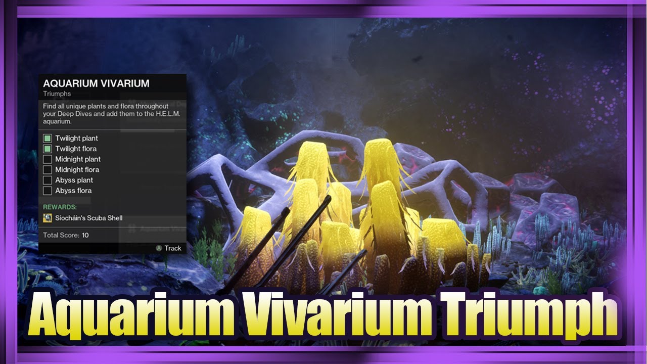 Aquarium Vivarium Triumph Week 1 | Twilight Plant Twilight Flora | Destiny 2 Season of the Deep