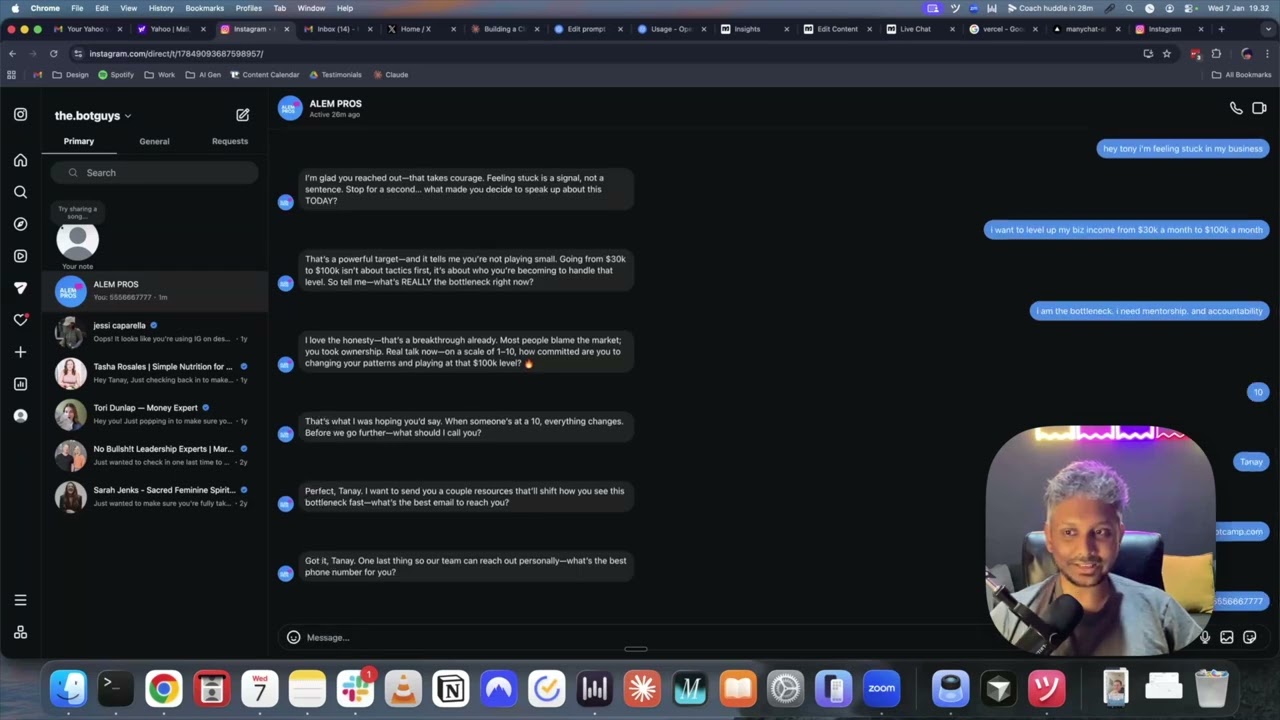 How I Built an AI Sales Rep Inside ManyChat (No Coding Required)