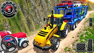 Offroad Tractor Transporter  Heavy Trailer Delivery   Android GamePlay screenshot 1