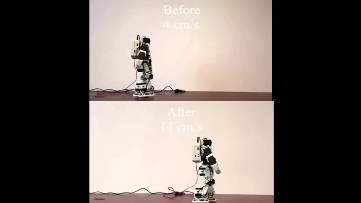 BIOLOID - Walking after Reinforcement Learning s1e2