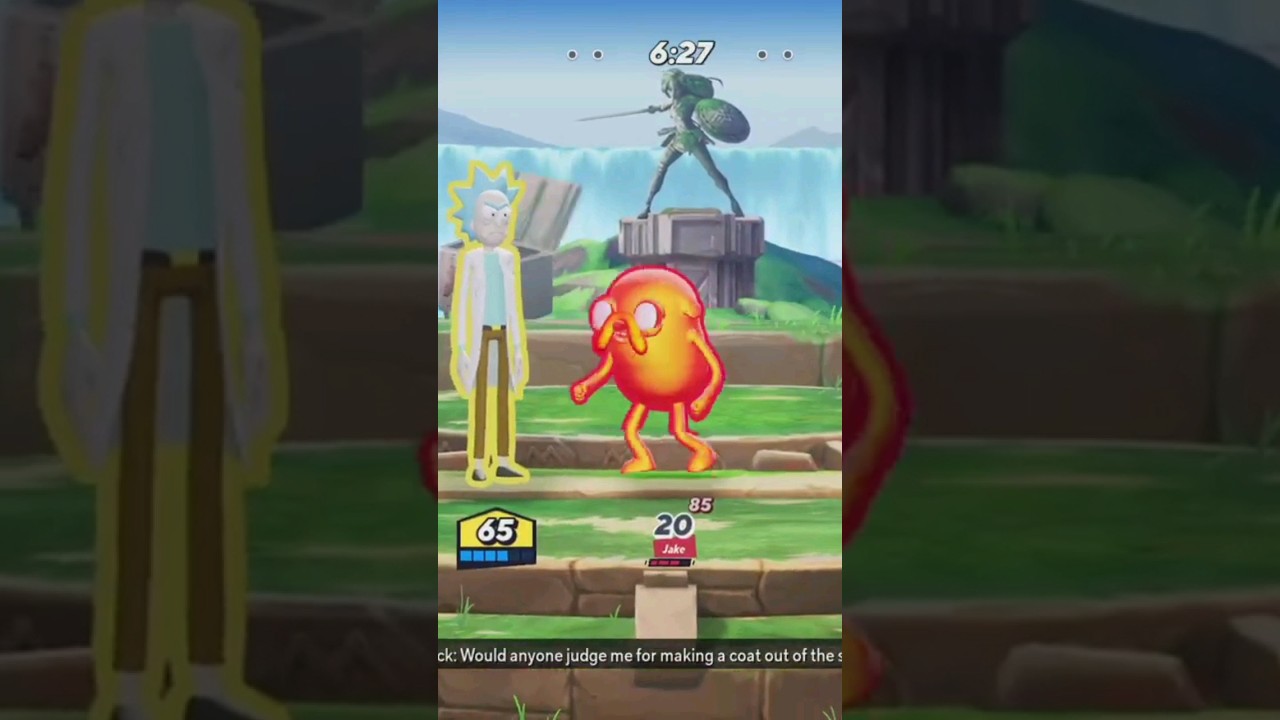 MultiVersus - What If Rick Sanchez Meets Jake the Dog! SECRET Interaction 