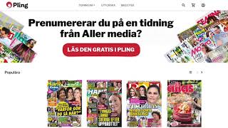 Hur du läser din e-tidning i Pling