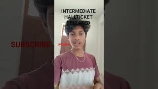 INTERMEDIATE HALLTICKET telangana https://tgbie.cgg.gov.in/relased