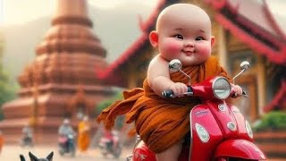 little monk so cute 🥰🥺#ytshorts #cute monk #chote baccho ki video