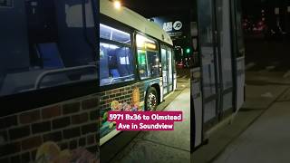 #MTA NYC BUS: 5971 Bx36 @ White Plains Rd & Westchester Ave #nycbus #youtubeshorts #thebronx #music