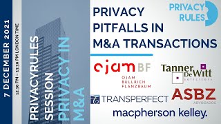 Privacy in M&A Transactions - PrivacyRules Live session