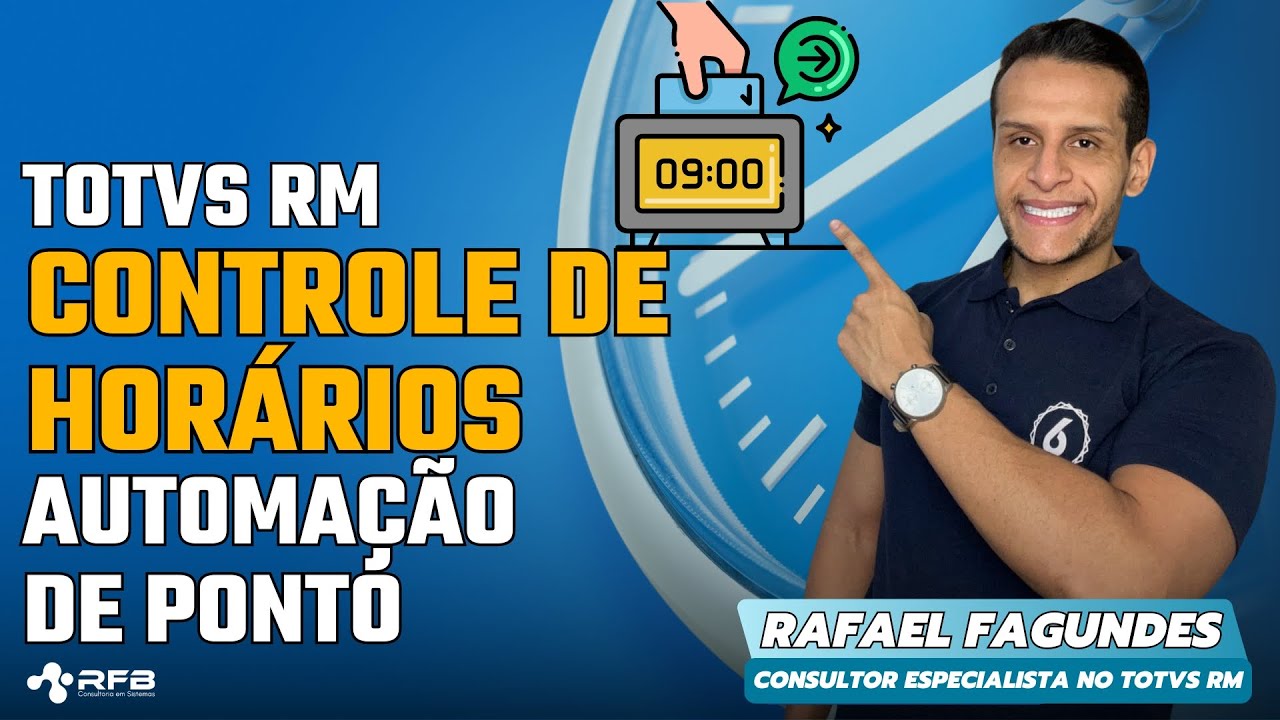 Controle de Horários no TOTVS RM Chronus  - Automação de Ponto