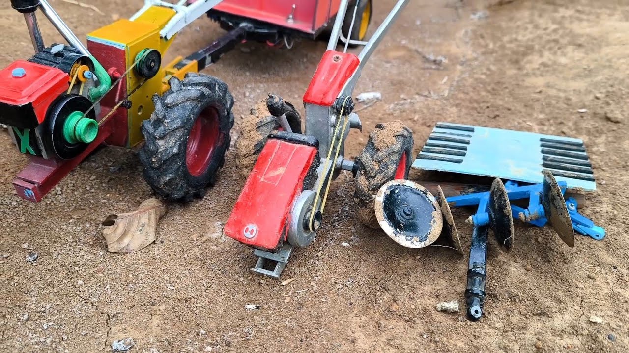 This Mini DIY Tractor Can Plow Fields Like a Pro | Real Farming Action