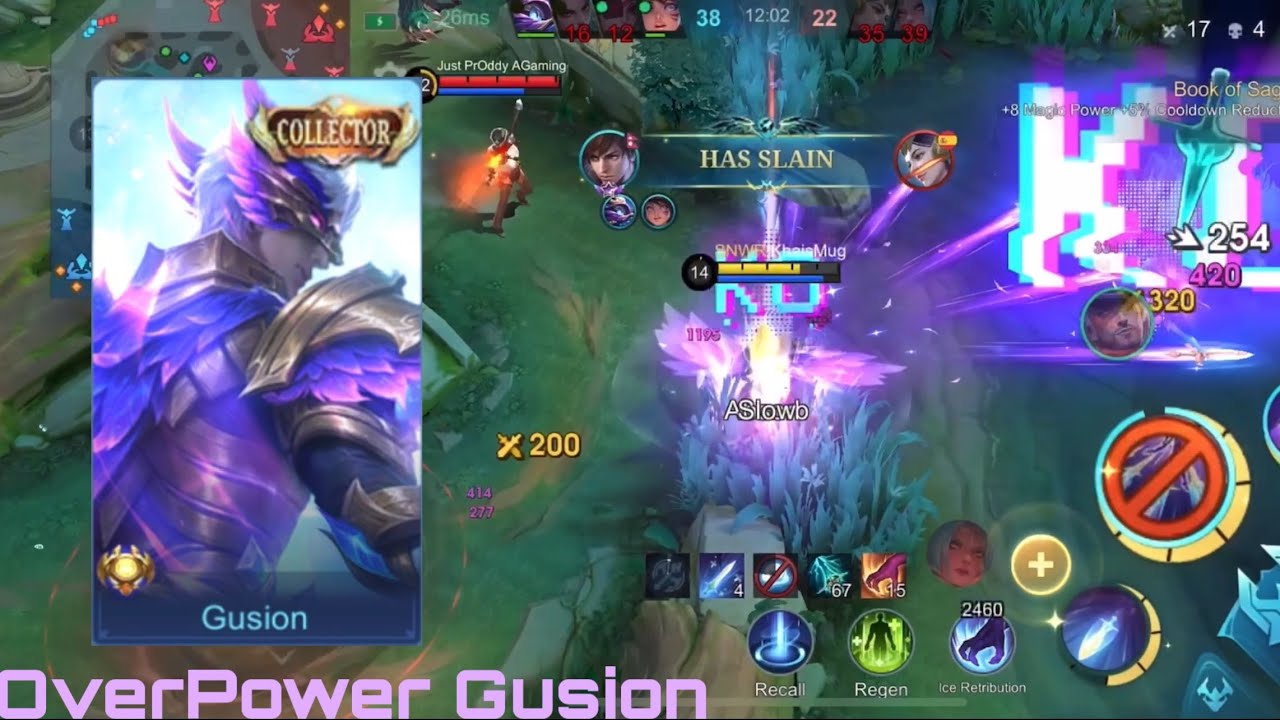 Unstoppable Gusion Gameplay #mlbb #gusion #mobilelegends #gusionfreestyle 