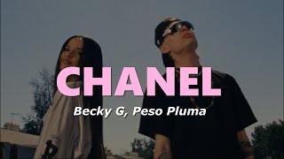 Becky G, Peso Pluma - Chanel (Letra/Lyrics)
