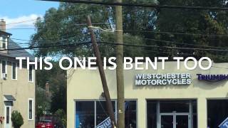 Replacing a wooden power pole time lapse