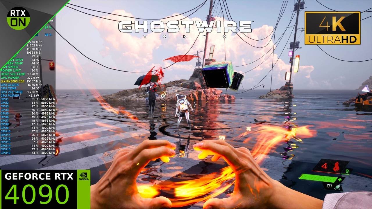 Ghostwire Tokyo PC Gameplay [4K] Ray Tracing ON | RTX 4090 | Ryzen 7 ...