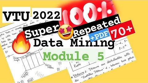 DMDW M5 Pass Pack 💯🤩 Super Important [+PDF] 🎯🔥🔥🔥 6SEM CSE #vtu #2022 #DMDW #18CS641