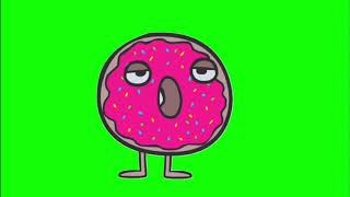 ✔️GREEN SCREEN EFFECTS: funny donut dancing