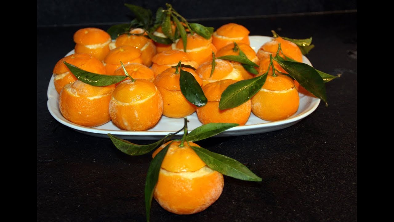 mandarines givrees