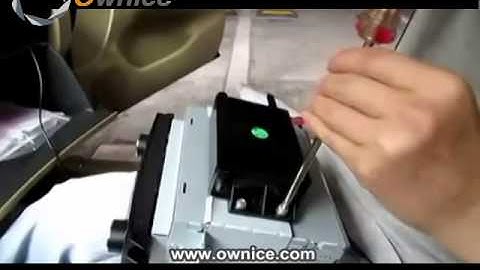 How to install the Car DVD Player GPS navigation for Greatwall c50   www ownice com