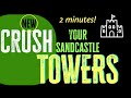 great sandcastle towers #sandcastle #hacks
