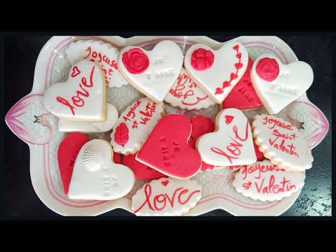 Vidéo: Biscuits De La Saint-Valentin