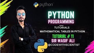 Celebrity 🔢🐍 Python Mathematical Tables Tutorial #11: Mastering Multiplication with Fun and Efficiency 🚀💻 Profile