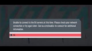 FIFA 18,19,20,21 Fix it Unable to connect to ea servers pc,PS4,xBOX1 screenshot 5